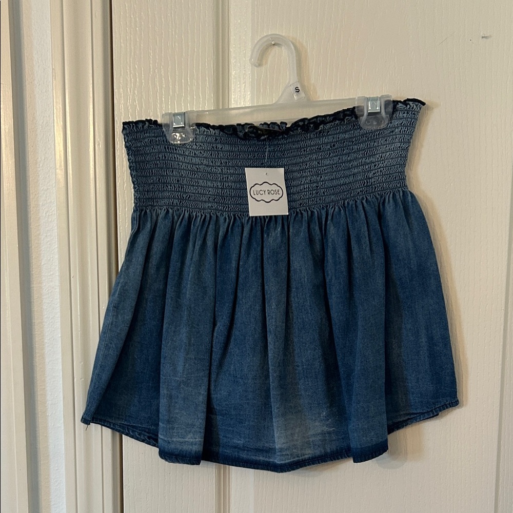NWT Stark Denim Mini Skirt